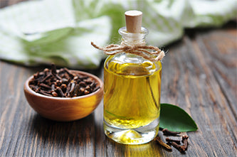 Clove Essential Oils in bottle