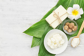 shea butter natural on table