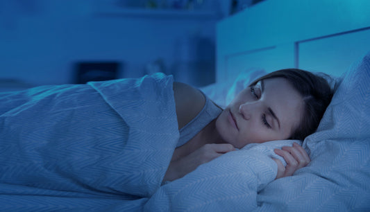 woman getting better nights sleep with CBD