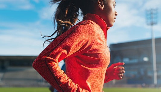 woman used cbd running with no pain