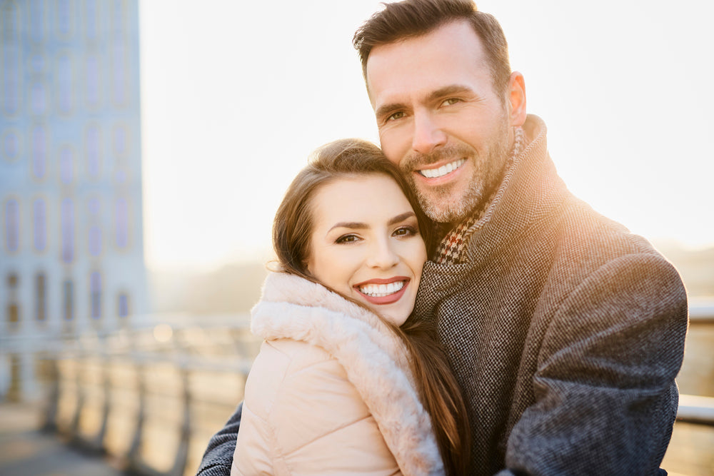 couple being cozy