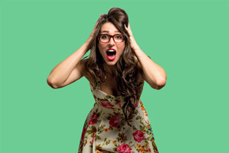woman is stressed