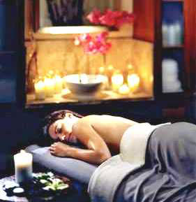 woman in spa 