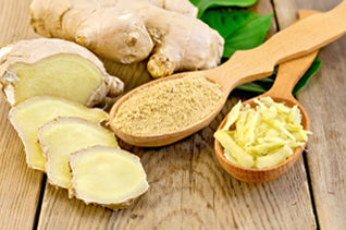 ginger for treatments in spa