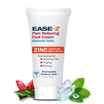 EASE-Z Diabetics' Pain Relieving Foot Cream - 3 oz