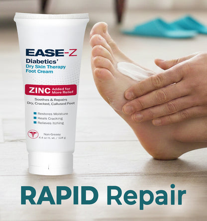EASE-Z  Diabetics’ Dry Skin  Therapy Foot Cream - 4.4 oz