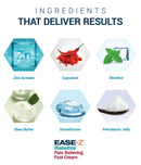 EASE-Z Diabetics' Pain Relieving Foot Cream - 3 oz