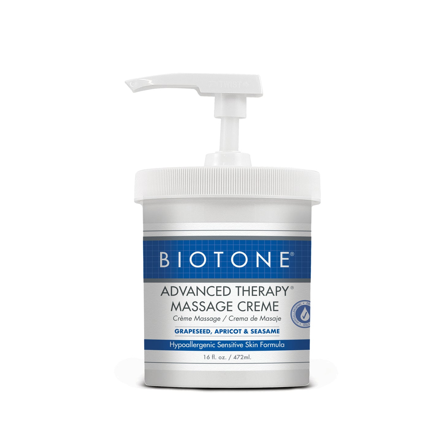 Advanced Therapy Massage Creme-16 oz