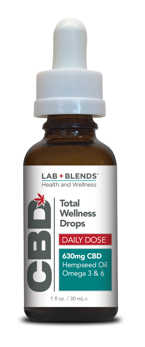 CBD Total Wellness Drops Daily Dose 630mg